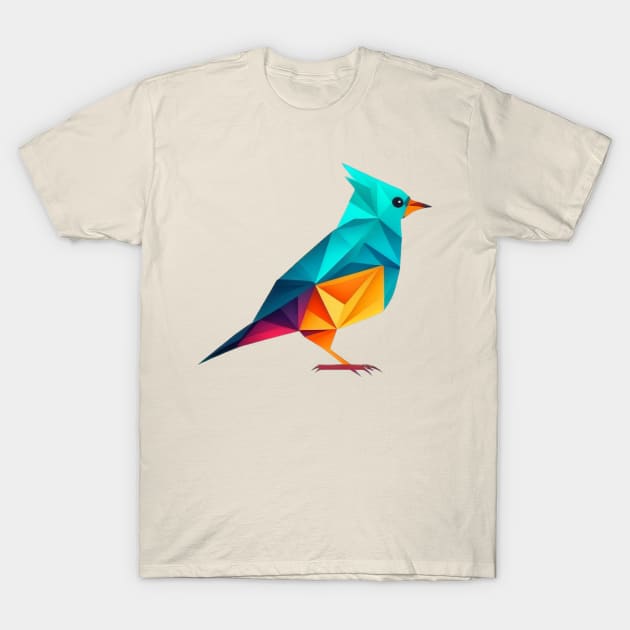 Paradise Bird - Abstract bird design for the environment T-Shirt by Greenbubble